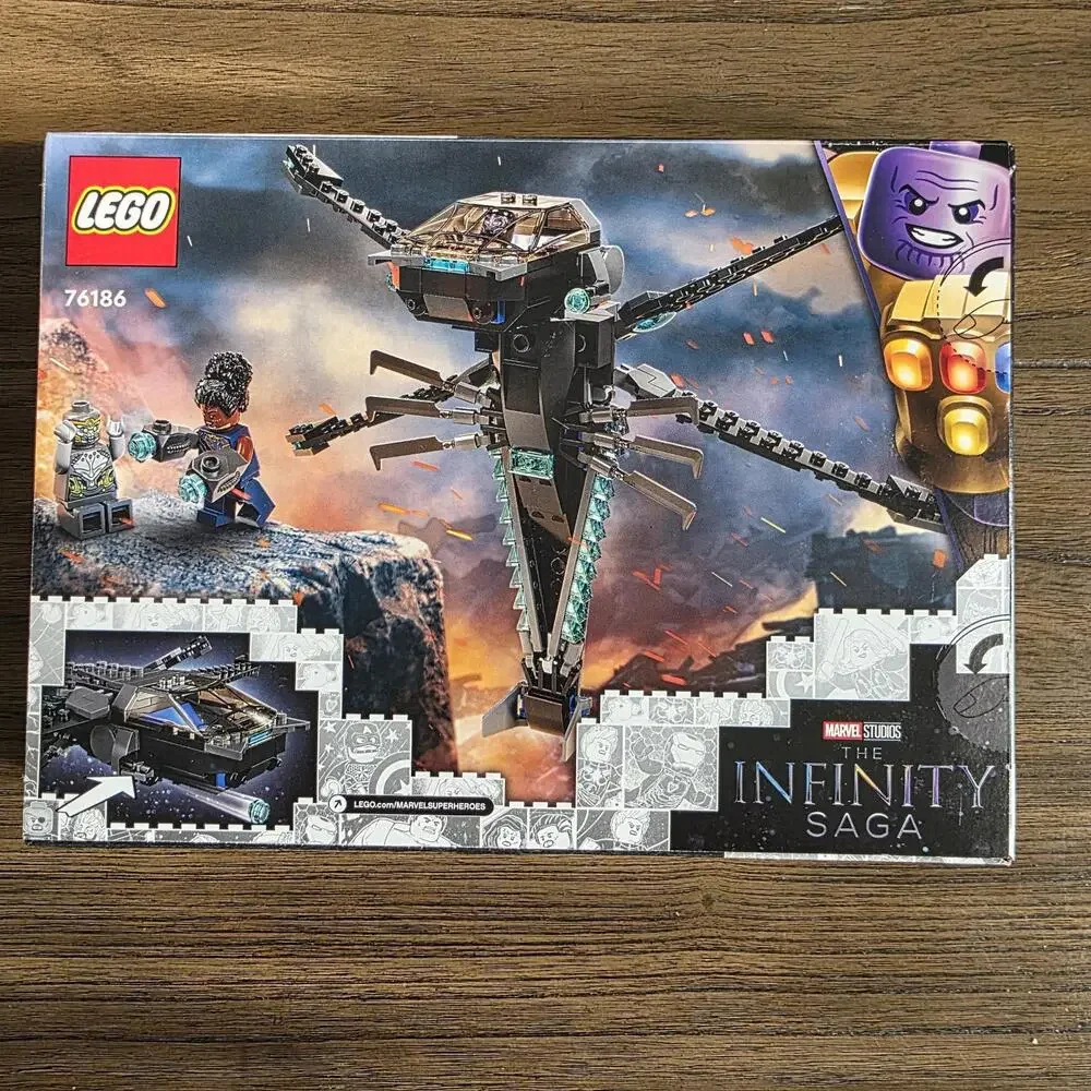 LEGO Marvel Studios Infinity Saga Black Panther Dragon Flyer Set 76186 NEW Shuri